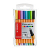 Micropunta/Felpa, Point 88 Mini, Punta Fina 0.4 mm, Estuche x 8. 8 Colores Básicos Surtidos